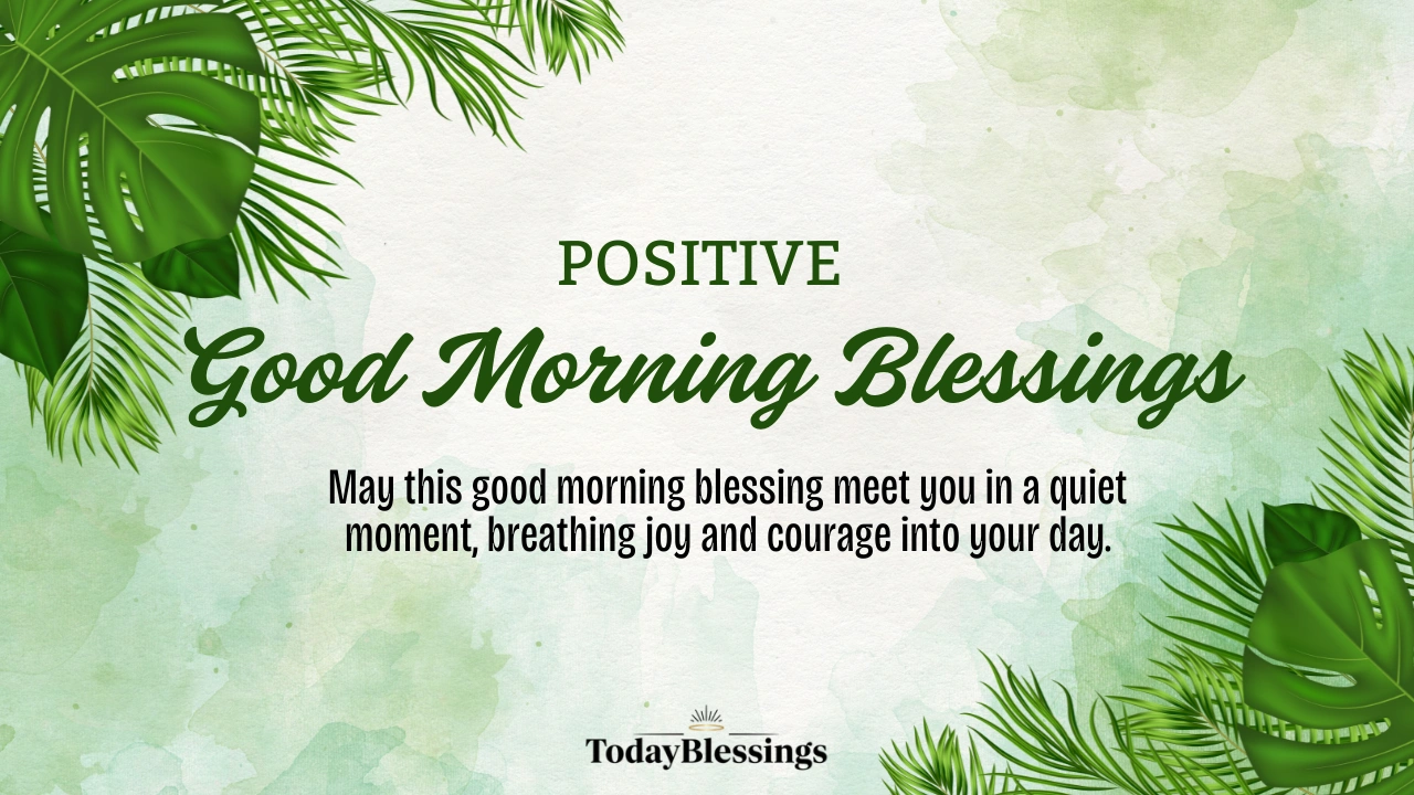 Good Morning Blessings