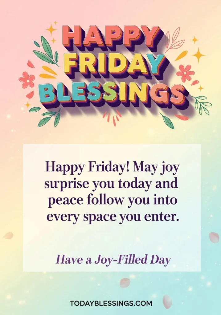 Happy Friday Blessings