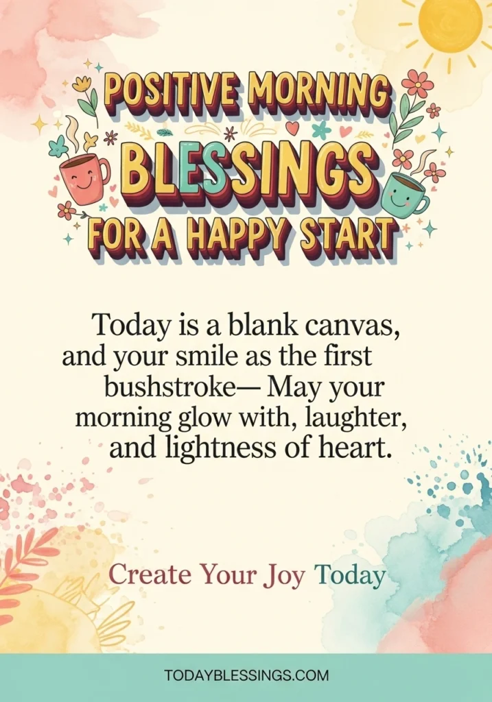 Positive Morning Blessings for a Happy Start