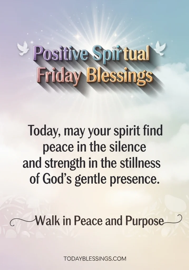 Positive Spiritual Friday Blessings
