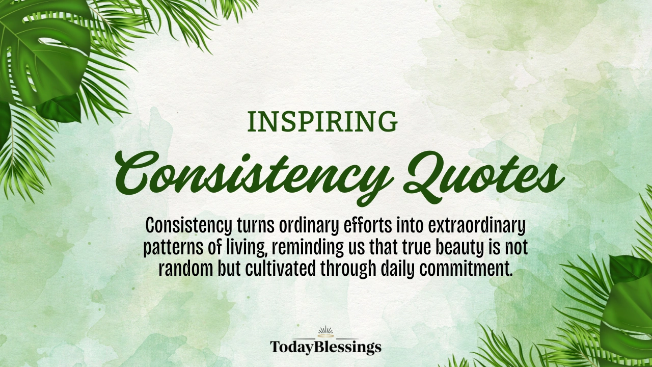 Consistency Quotes