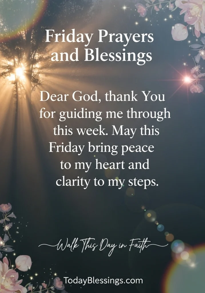 Friday Prayers and Blessings