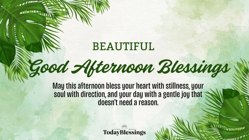 Good Afternoon Blessings