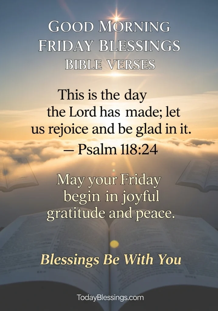 Good Morning Friday Blessings