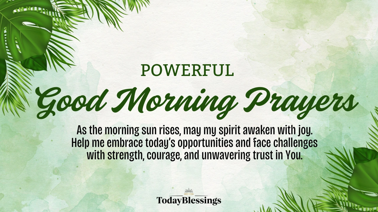 Good Morning Prayers