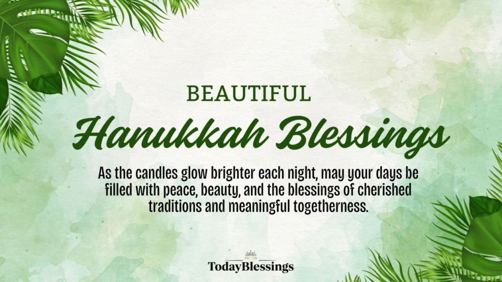 Hanukkah Blessings