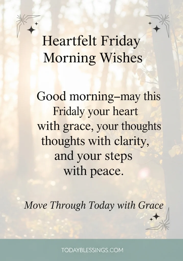 Good Morning Friday Blessings