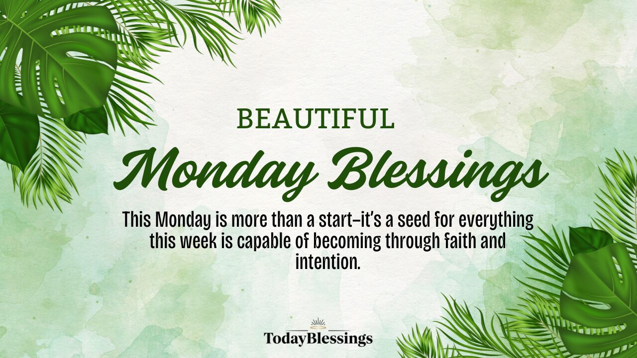Monday Blessings