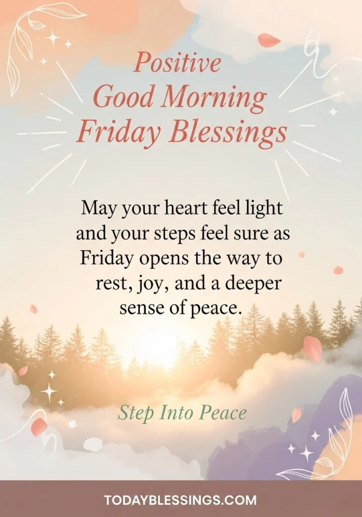 Good Morning Friday Blessings