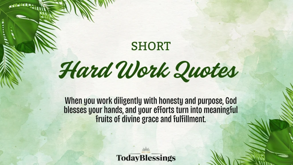 Hard Work Quotes