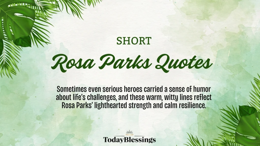 Rosa Parks Quotes